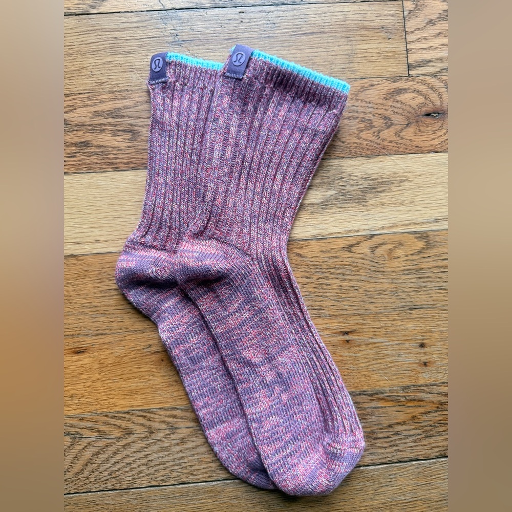 lululemon athletica Pink RAGG Socks